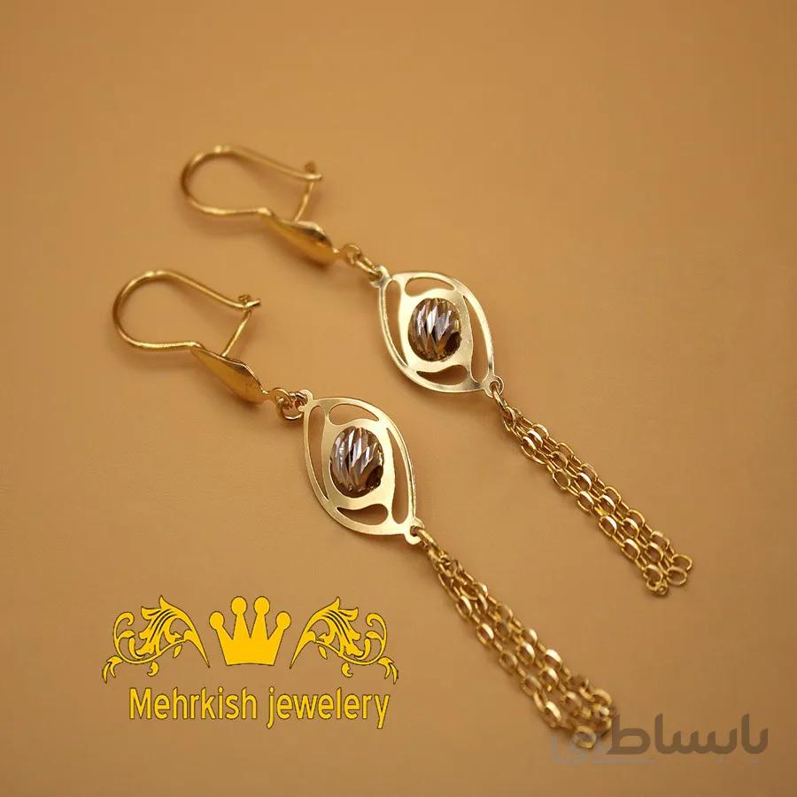 گوشواره آویز گوی