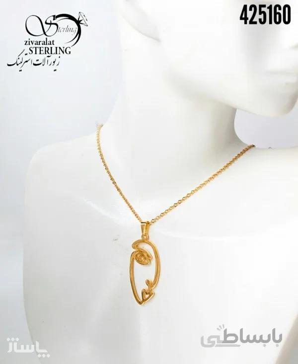 گردنبند زنانه طرح طلا کد: 3245 کد 521169