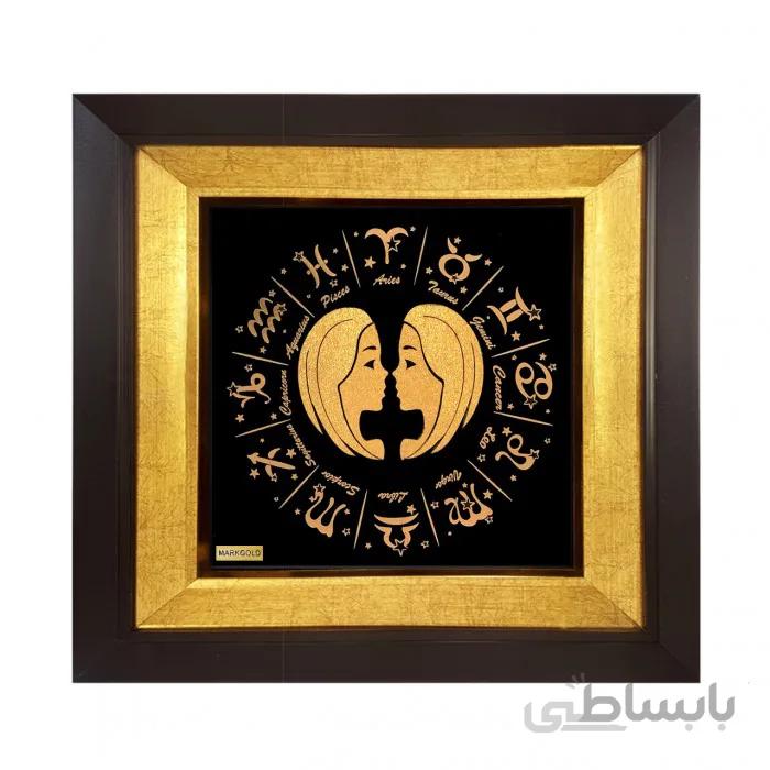 تابلو طلا نماد ماه تولد خرداد TS03