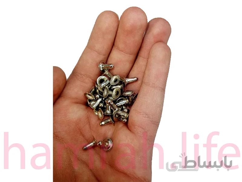 پرچ زیر و رو کف 9 پایه 9 میلی متر یه رو کروم