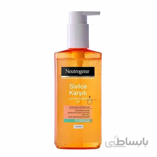ژل شستشو شاداب کننده صورت نوتروژینا سری Sivilce Karciti مدل Yuz temizleme jeli ا Neutrogena Refreshing Facial Wash Gel Sivilce Karsiti Model Yuz temizleme jeli کد 581680