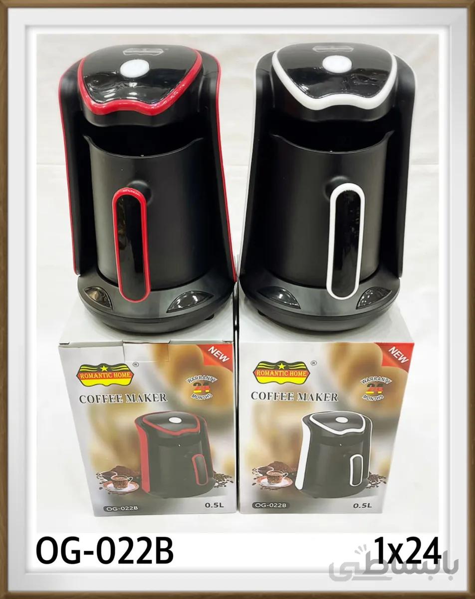 کافی میکر (قهوه جوش) رمانتیک هوم مدل OG-022B - مشکی قرمز