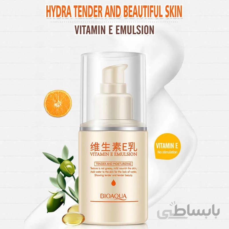 امولوسیون ضد چین و چروک صورت بیوآکوا ا BIOAQUA Vitamin E Emulsion