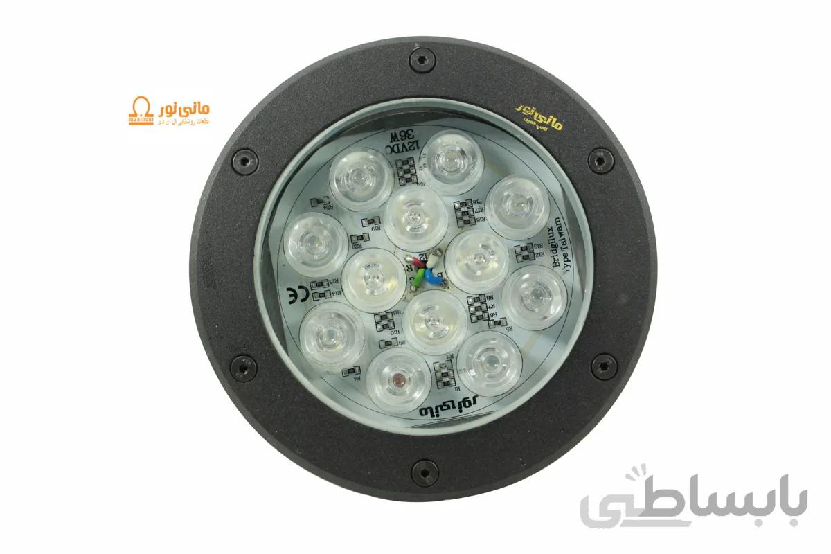 چراغ روکار گرد 36 وات فول کالر 12 ولت قطر 15