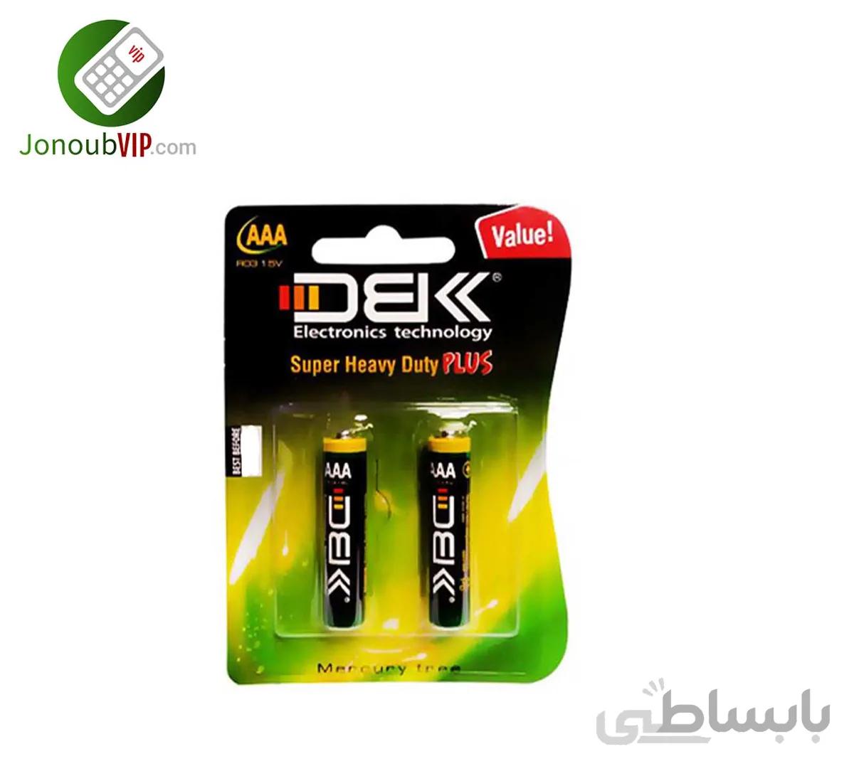 باتری نیم قلمی AAA مدل DBK-R03 تاریخ انقضاء 2023