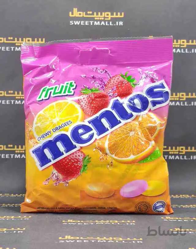 آبنبات منتوس پاکتی میوه ای 135 گرم Mentos