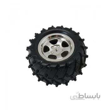 چرخ لاستیکی آجدار با قطر 52 میلی متر