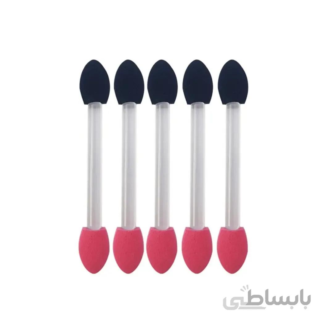 پک براش آرایش بیول مناسب سایه چشم بسته 10 عددی ا Biol Pack Brush Cosmetic Eyeshadow Perfect Crease Wands 10pcs