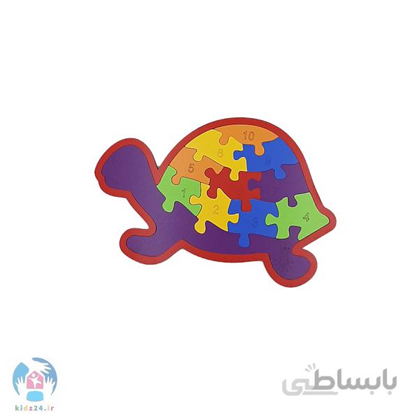 پازل اعداد انگلیسی (لاکپشت کوچک)