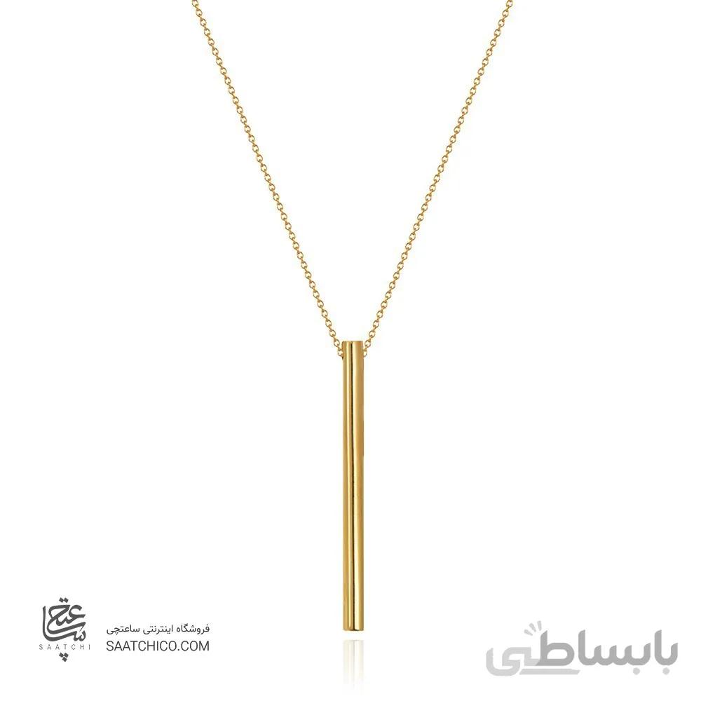 گردنبند طلا زنانه طرح هندسی کد CN393