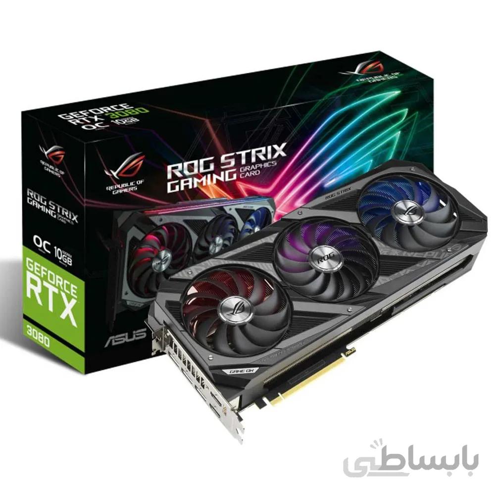 خرید کارت گرافیک ایسوس ASUS ROG STRIX RTX 3080 OC 10GB ا ASUS ROG STRIX RTX 3080 OC 10GB