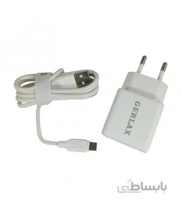 شارژر GERLAX مدل GA-17 همراه با کابل میکرو
