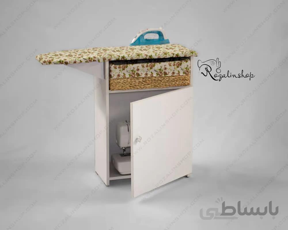 میز اتو و چرخ خیاطی سبدی ارکیده ا میز اتو و چرخ خیاطی سبدی ارکیده