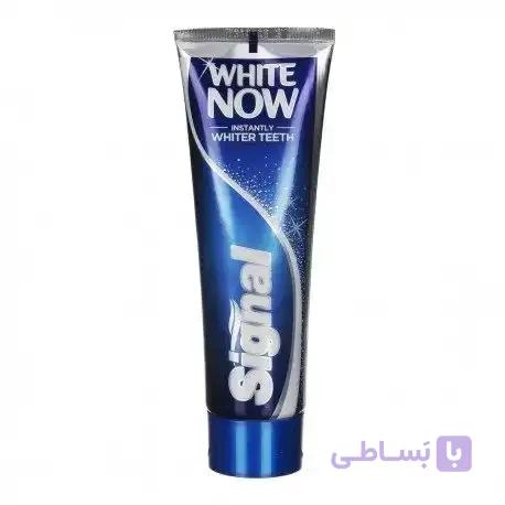 خمیردندان سیگنال سری White Now مدل Whiter Teeth