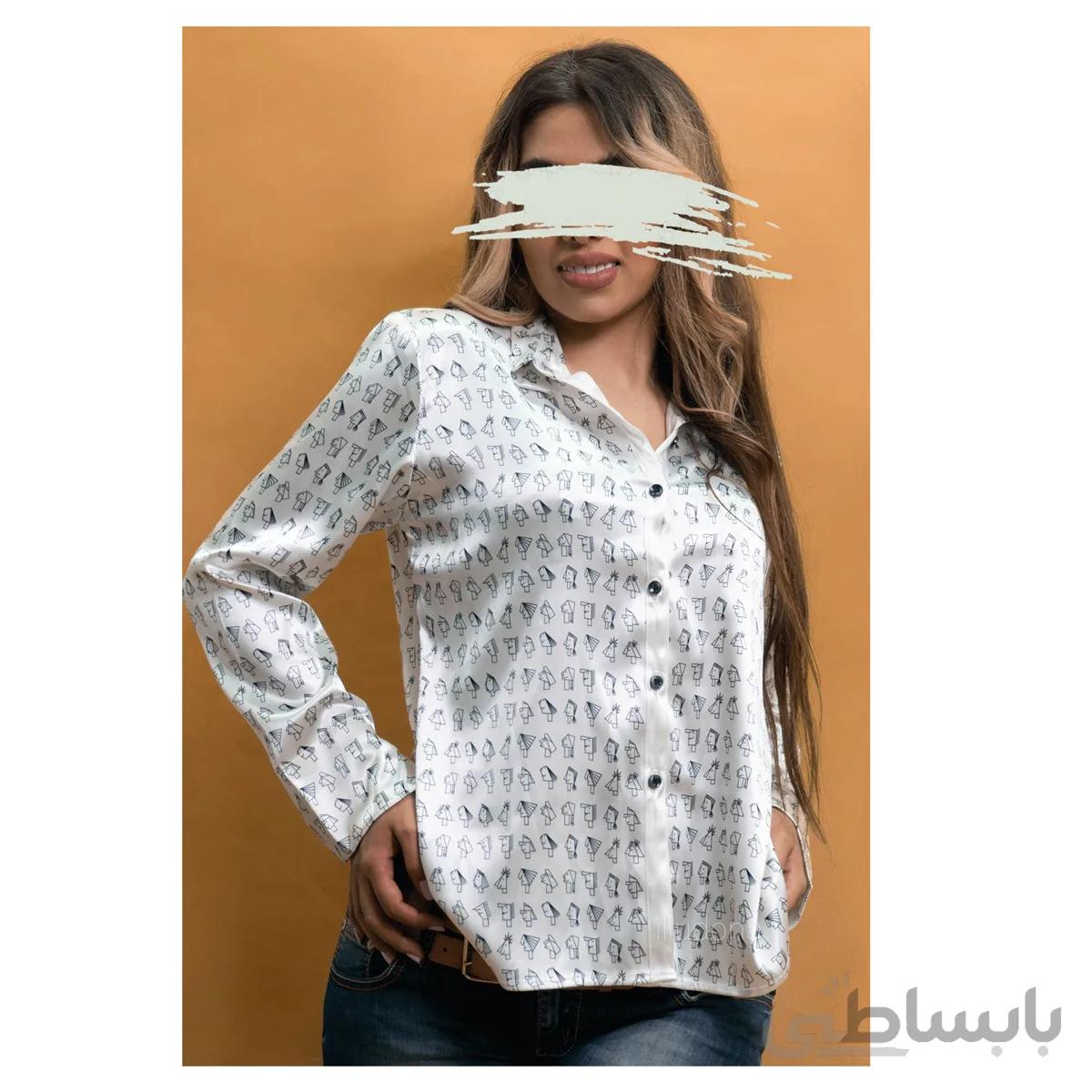 شومیز زنانه طرح اسمایل