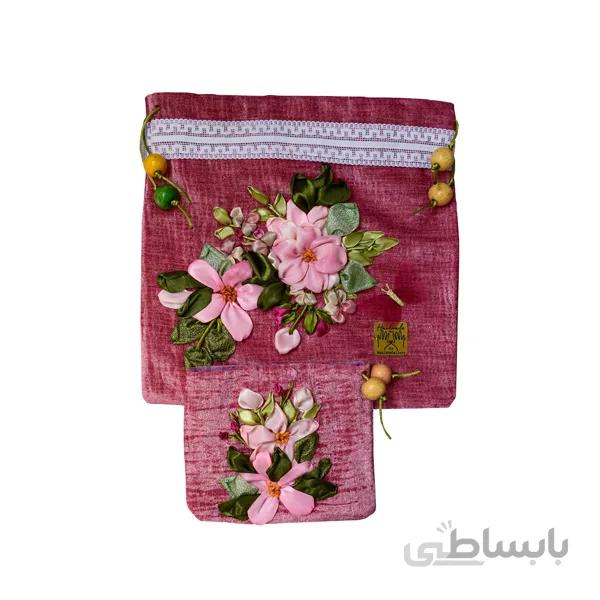 کیف روباندوزی شده دو تکه (مناسب جانماز و هدایا)