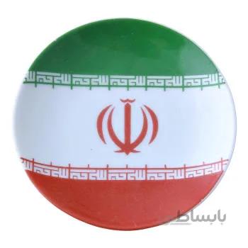 بشقاب دکوری طرح پرچم ایران کد kbd_022