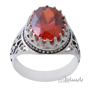 انگشتر نقره مردانه کد AM_1201