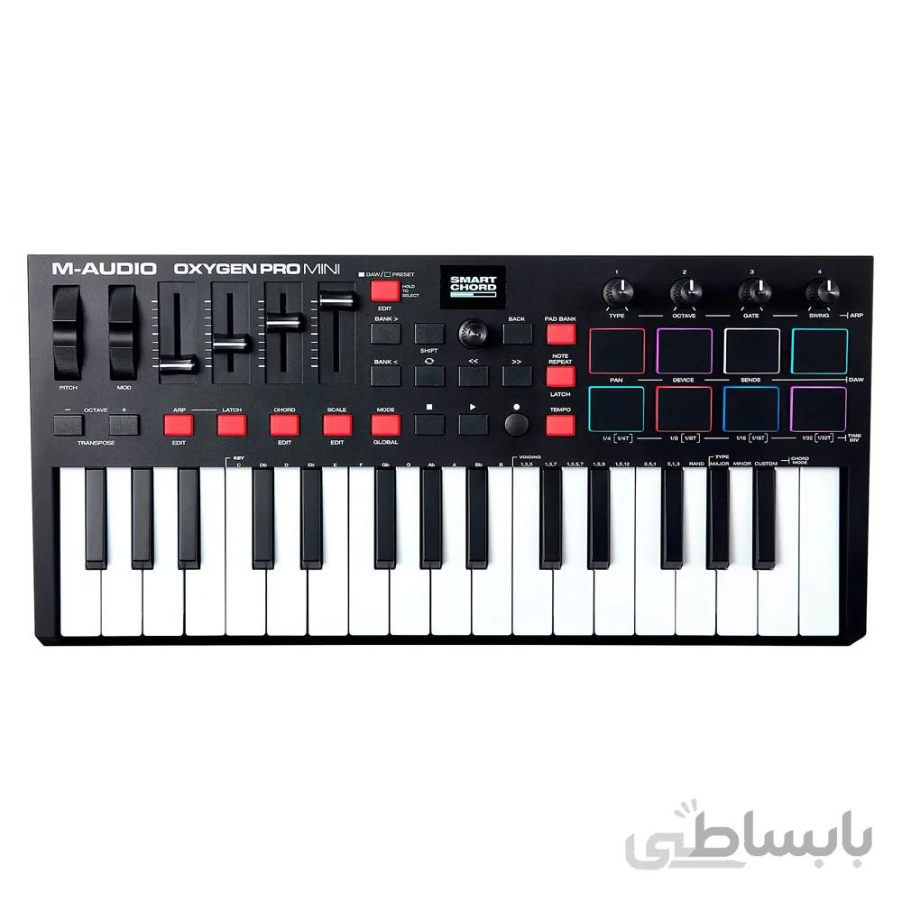 میدی کیبورد m audio oxygen pro mini