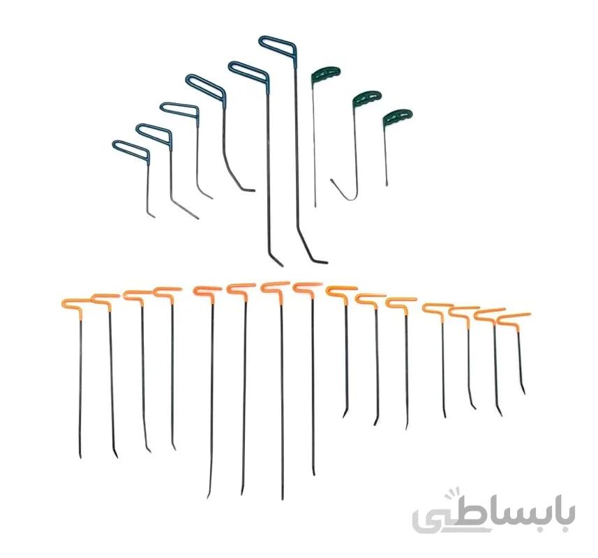 میله صافکاری بدون رنگ 23 پارچه ایرانی