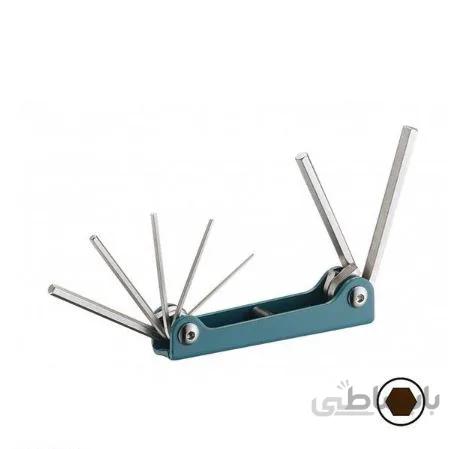 سری آچار آلن چاقویی 6 عددی (از 1.5 تا 6 میلیمتر) فورس – FORCE مدل 5076F