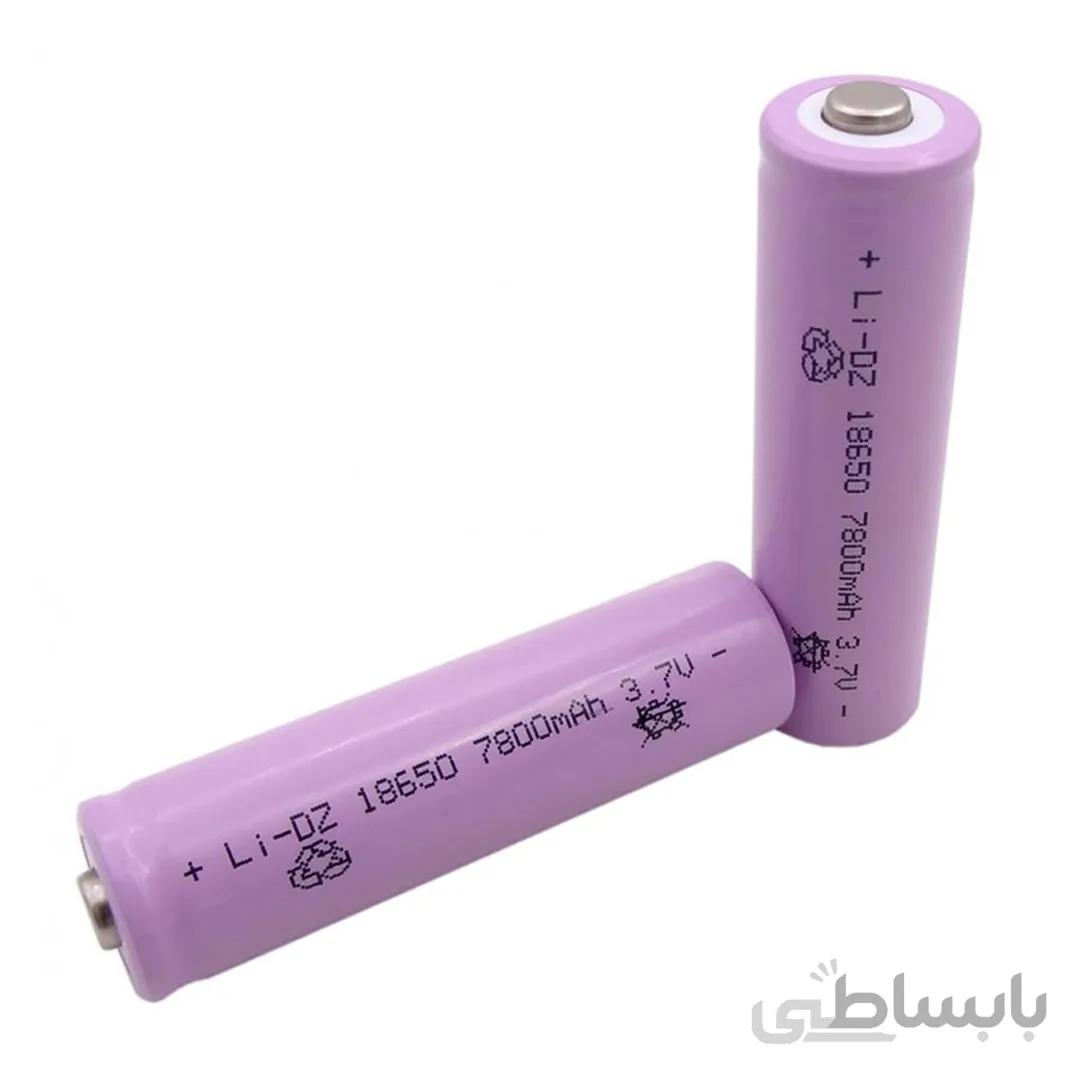باتری لیتیوم یون 3.7 ولت 7800mAh سایز 18650