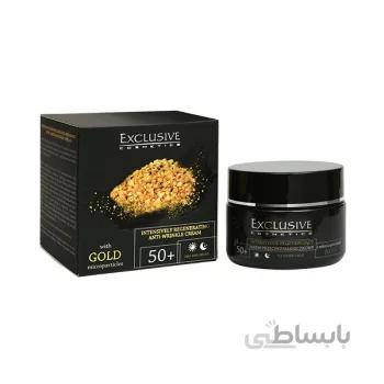 کرم ضد چروک با خواص بازسازی کنندگی قوی حاوی میکروذرات طلا +۵۰ اکسکلوسیو ا ( EXCLUSIVE Intensively Regenerating Anti-Wrinkle Cream With Gold Microparticles +50 )