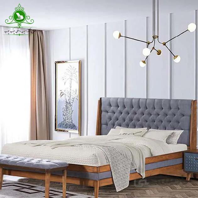 تخت خواب دو نفره مدل لوکاس