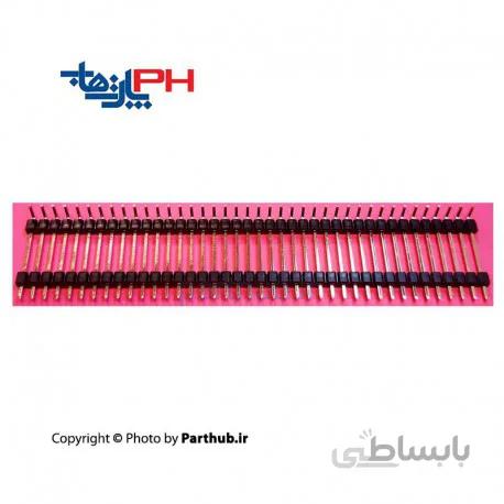 پین هدر نر 1x40 نود درجه 2.54mm بلند