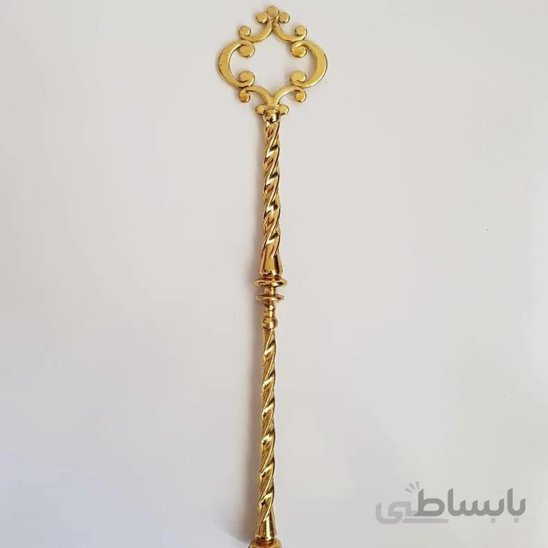 دسته اردوخوری پیچی دو طبقه (طلایی)