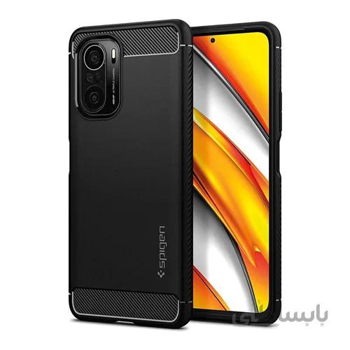 قاب شیائومی Poco F3 / Mi 11X / Mi 11X Pro / Mi 11i برند اسپیگن مدل Rugged Armor