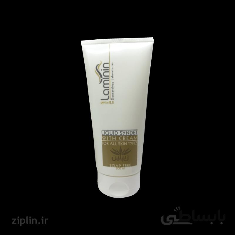 کرم ژل پاک کننده انواع پوست لامینین ا Laminin With Cream For All Skin Liquid Sydnet