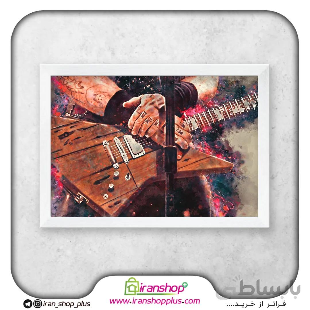 تابلو پوستر گیتار ریف جیمز هتفیلد Guitar Riff James Hetfield