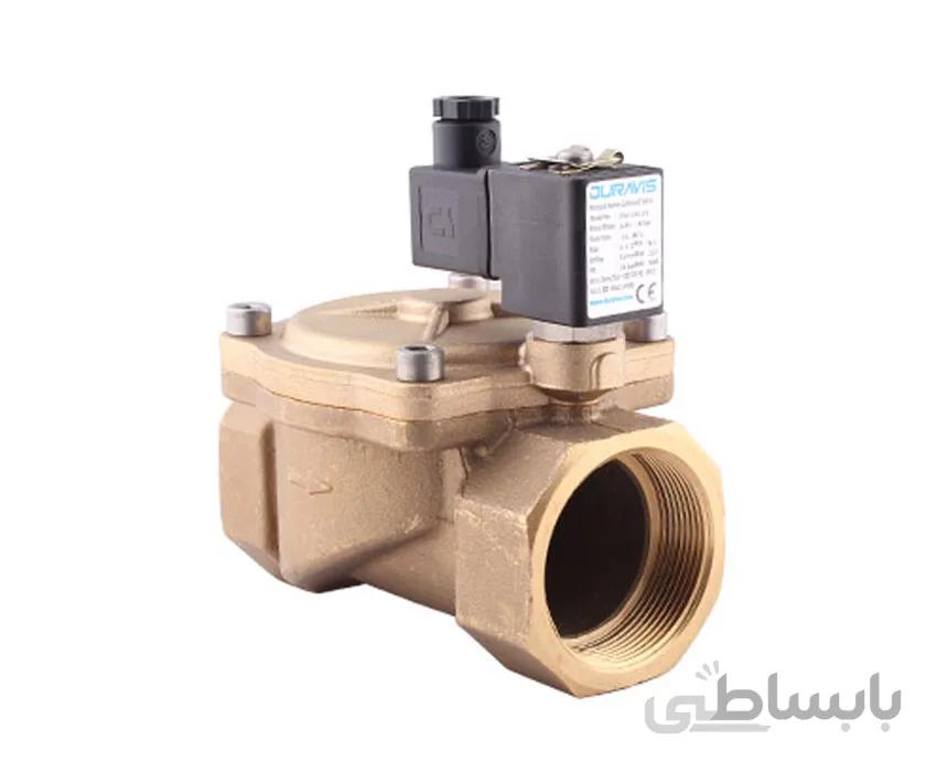 شیر برقی دیافراگمی نرمال اپن 2 اینچ دوراویس Duravis ESV