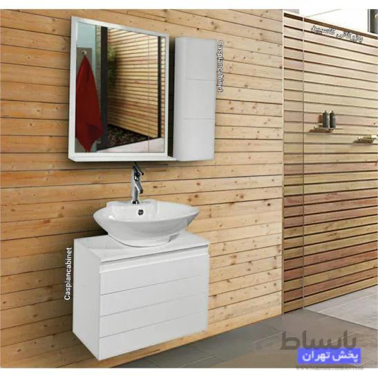 روشویی کابینت دار کاسپین دیواری50سانت ا کد محصول 0020/1