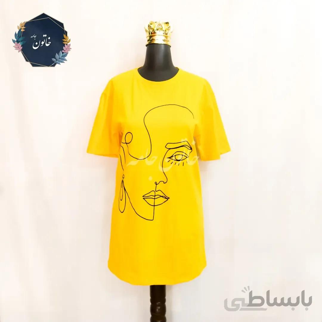 تیشرت لانگ - قرمز