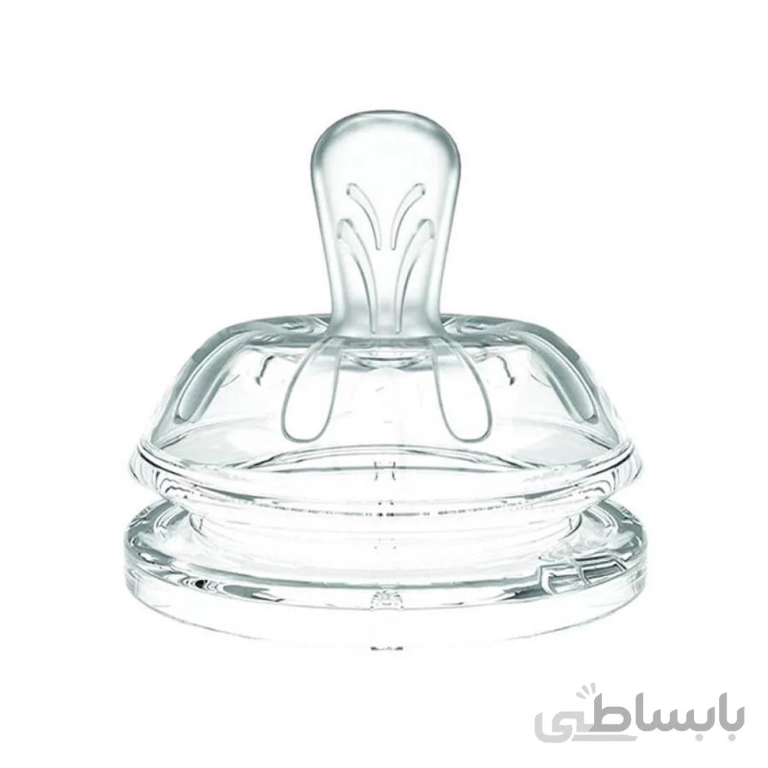 سرشیشه دو عددی سیلیکونی 0+ماه نوویتا Nuvita