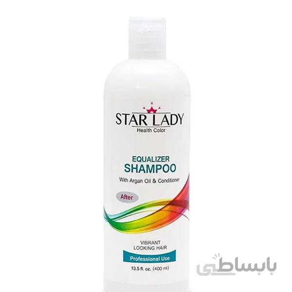 شامپوی اکولایزر استارلیدی سری Professional Use مدل Argan حجم 400 میلی لیتر ا Professional Use