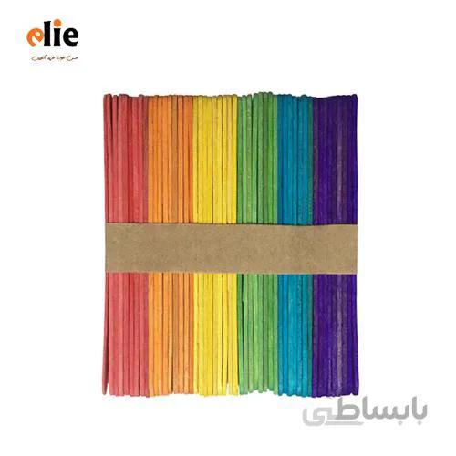 چوب بستنی رنگی