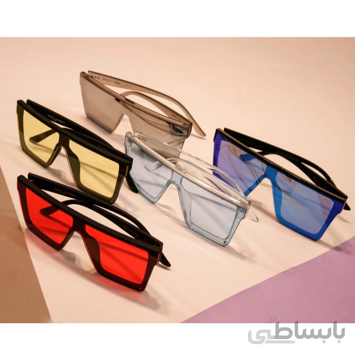 عینک آفتابی ysl شیشه رنگی کد 535