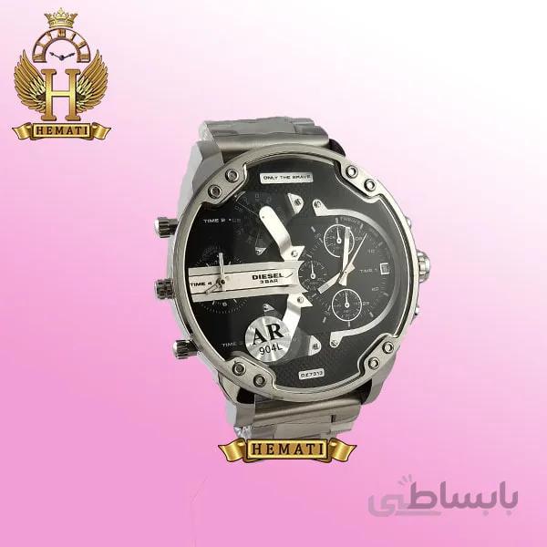 ساعت مردانه دیزل هفت موتوره مدل DIESEL dz-7371 نقره ای