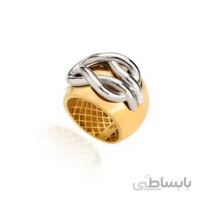 انگشتر طلا با پلاک طرح فرد کد CR524