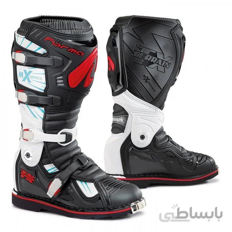 بوت کراسی لولادار فورما مدل BLK-RD