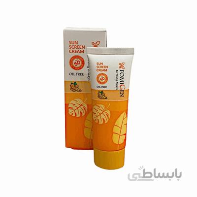 کرم ضد آفتاب بی رنگ SPF50 فومیژن ۴۰ میل