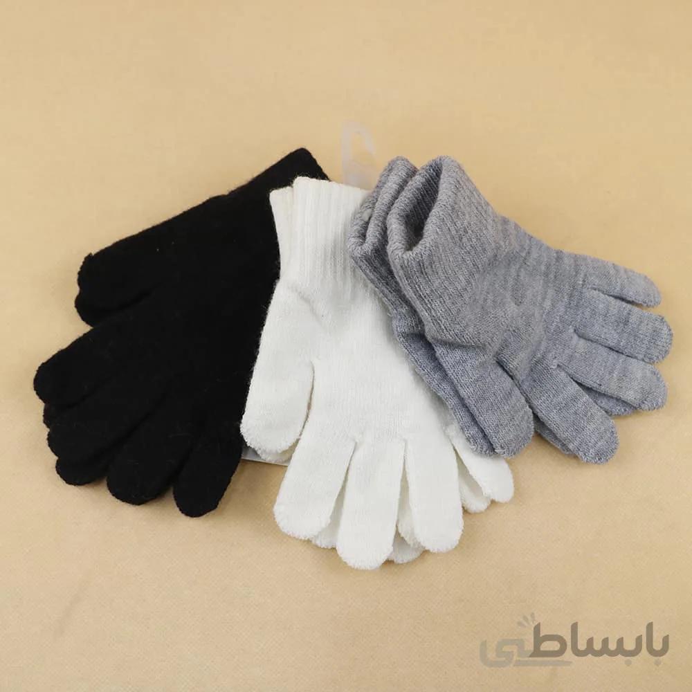 دستکش بچگانه C&a مناسب 8 تا 12 سال مجموعه 3 عددی مدل 2288
