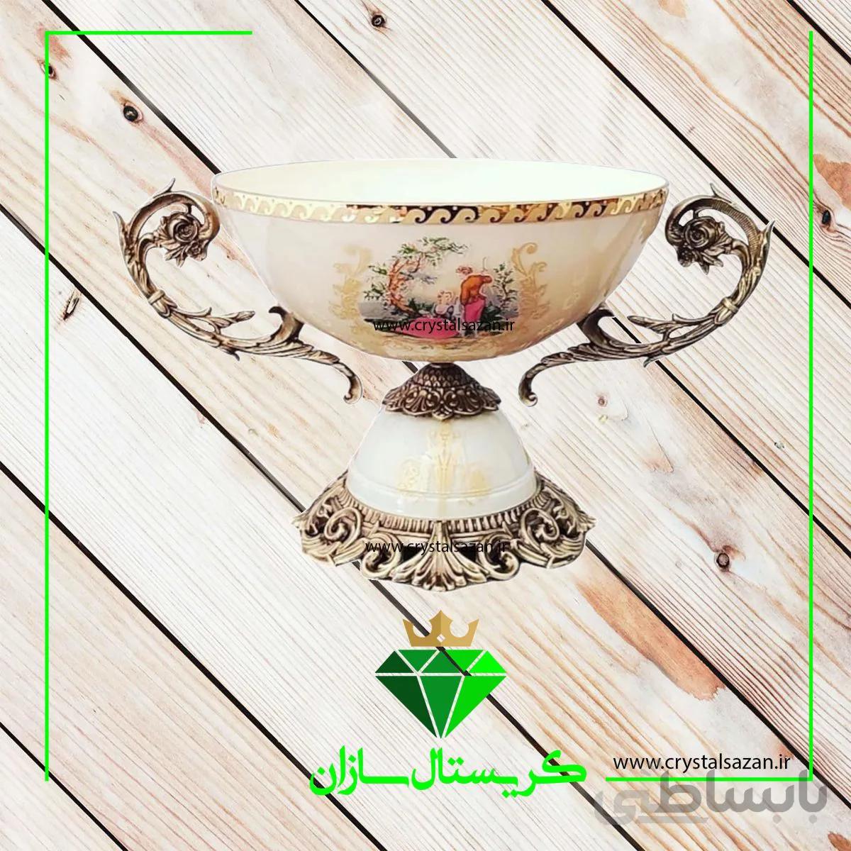 میوه خوری کریستال کد M1308-1 کریستال سازان