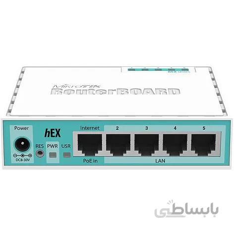 روتر میکروتیک مدل HEX _ RB750Gr3 ا Routeur Mikrotik HEX RB750r3