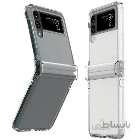 قاب محافظ و کاور گوشی سامسونگ Galaxy Z Flip3 5G بی رنگ مدل Araree Nukin 360