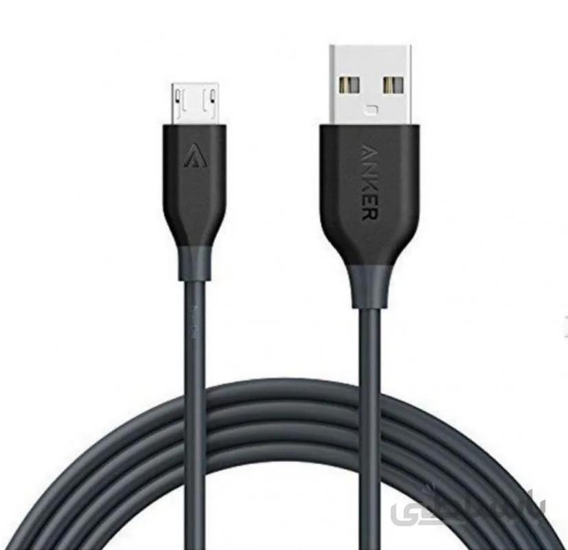 کابل تبدیل USB به microUSB انکر مدل A8134 PowerLine طول ۳ متر
