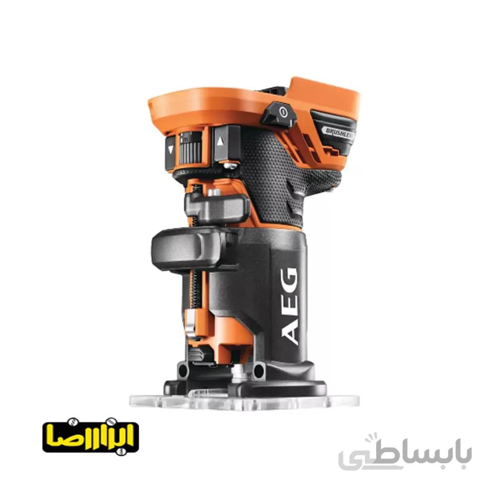 فرز مشتی شارژی آاگ مدل BOF18BL ا AEG BOF 18BL Brushless Trim Router